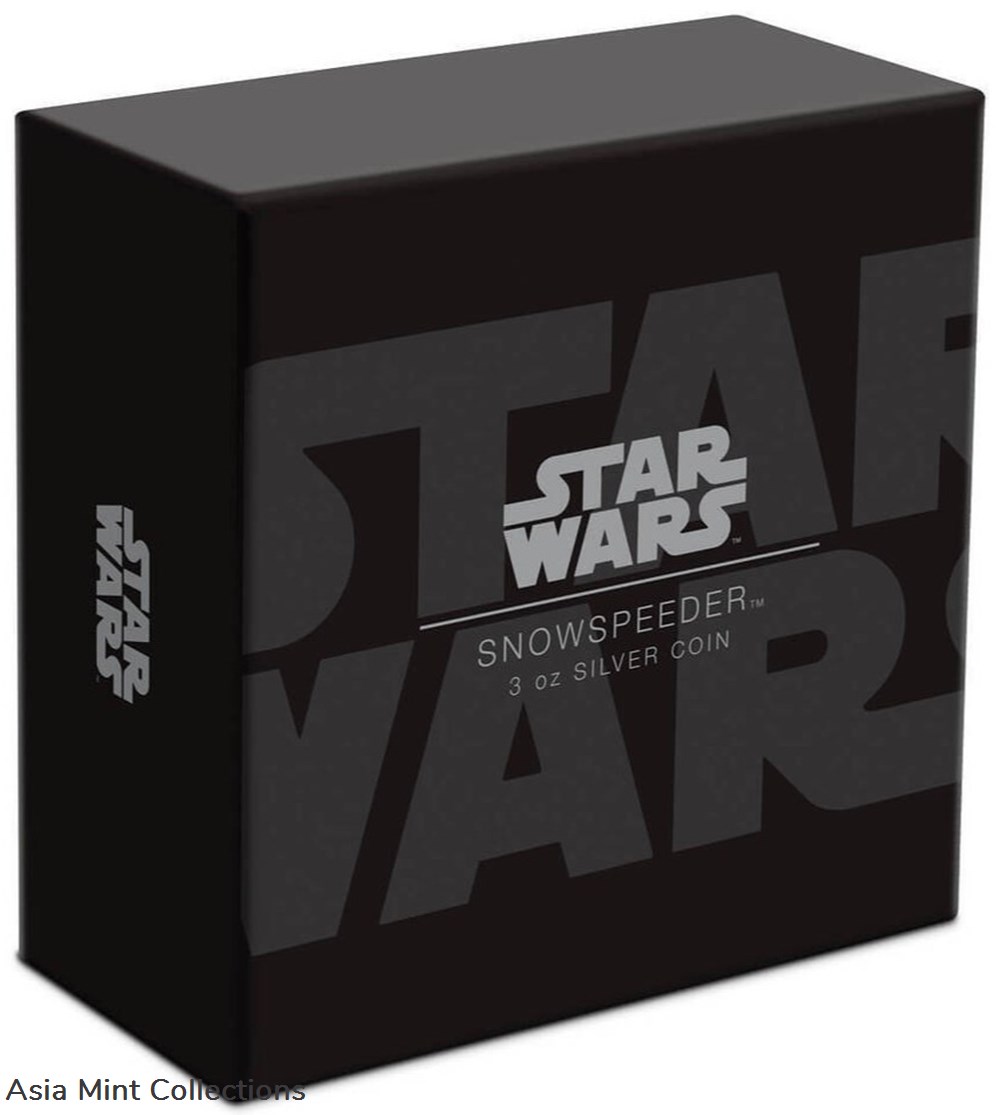 2023 Niue Star Wars Mandalorian Vehicle Snowspeeder 3oz Silver Antiqued Coin 5 coins ingots bullion 2023 niue star wars mandalorian vehicle snowspeeder 3oz silver antiqued coin