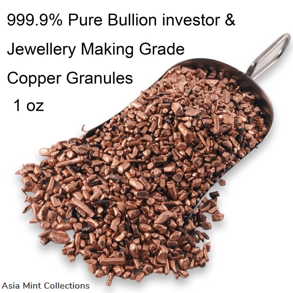 1oz Pure Fine Bullion Grade Copper Granule Nuggets Jewellery Making Quality coins ingots coin 1oz pure fine bullion grade copper granule nuggets jewellery making quality