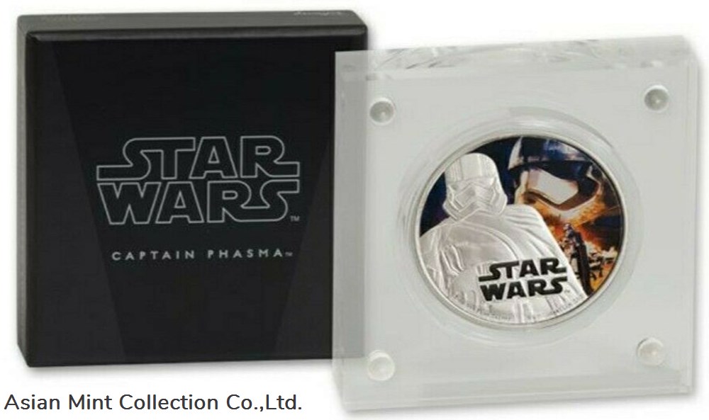 coins ingots bullion 2016 1 oz proof silver 2 niue star wars captain phasma coin