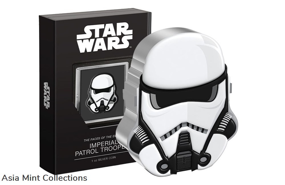 2022 - 1 oz Silver Faces of the Empire™ Imperial Patrol Trooper™ Coin 3 coins ingots bullion 2022 1 oz silver faces of the empire imperial patrol trooper coin