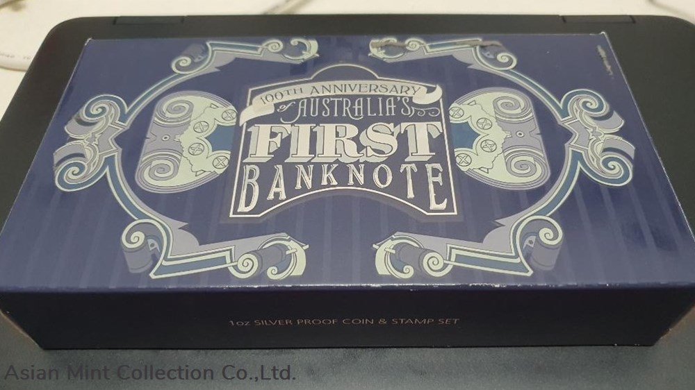 2013 "100th Anniversary of Australia's First Bank Note" 1oz Silver Proof Coin & Stamp Set 5 coins ingots bullion 2013 100th anniversary of australia s first bank note 1oz silver proof coin stamp set