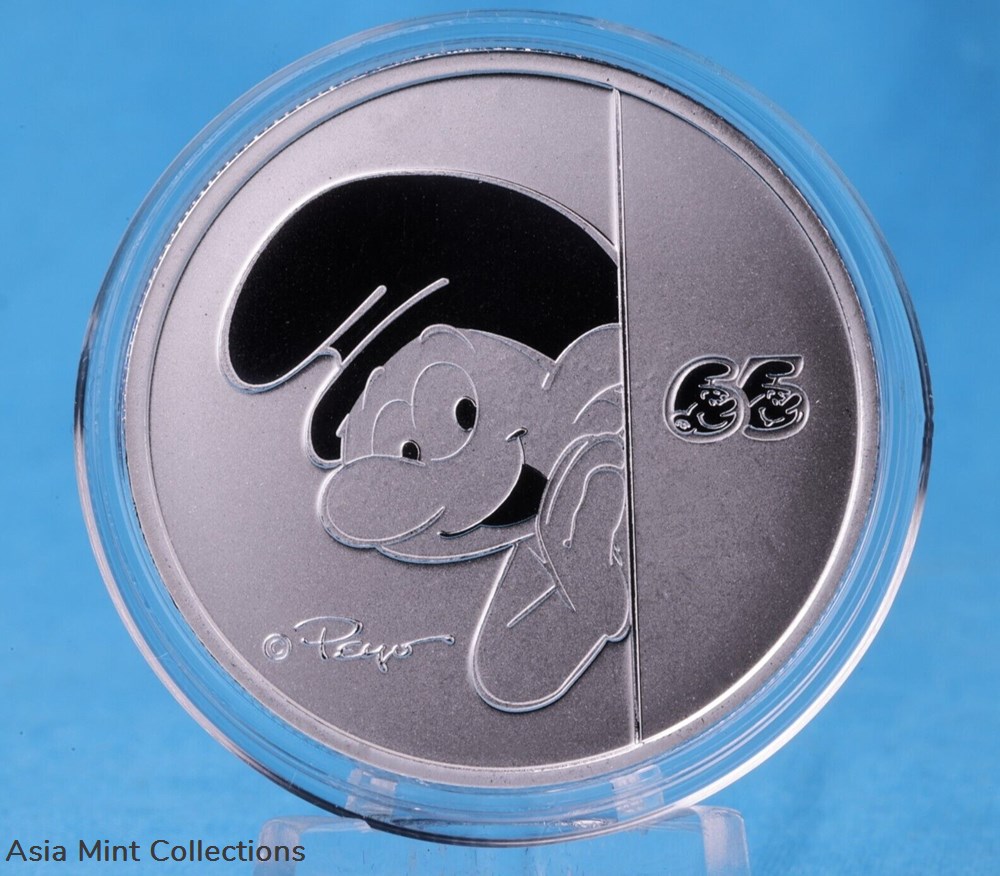 2023 - Smurfs Smurfs 65th Anniversary 1 Oz 999 Silver Niue ST/BU 3 coins ingots bullion coin 2023 smurfs smurfs 65th anniversary 1 oz 999 silver niue st bu