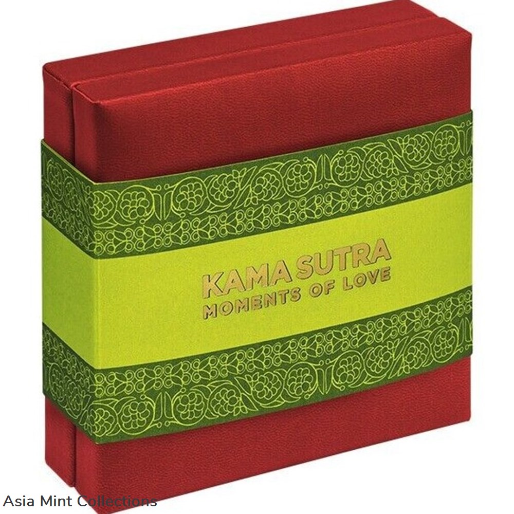 2022 - Kama Sutra IV Moments of Love 3 oz Antique finish Silver Coin CFA Cameroon 5 coins ingots bullion 2022 kama sutra iv moments of love 3 oz antique finish silver coin cfa cameroon