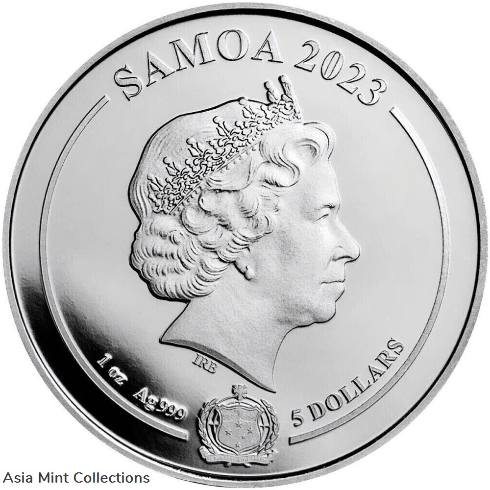 2023 - Aquaman™ 1oz Silver DC Comics™ (2) Silver Coin Samoa ST / BU 2 coins ingots bullion 2023 aquaman 1oz silver dc comics 2 silver coin samoa st bu