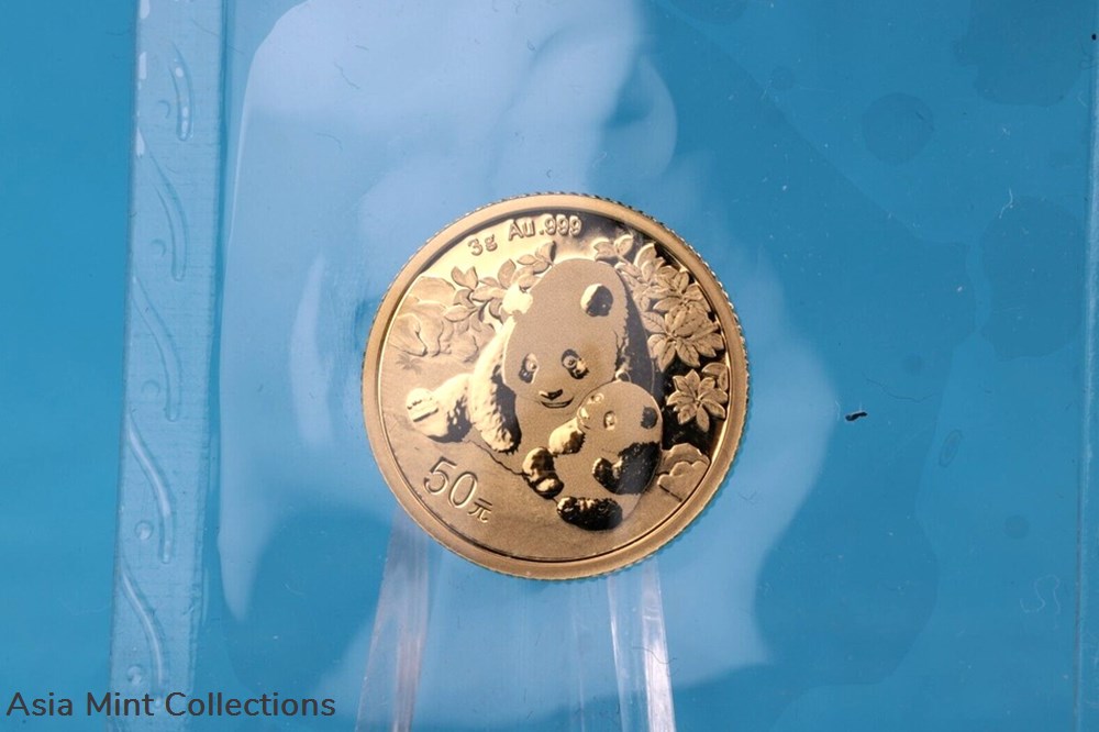 2024 - China 50 Yuan Panda 3 Grams 999 Gold in Original Packaging Film Welded 6 coins ingots bullion coin 2024 china 50 yuan panda 3 grams 999 gold in original packaging film welded