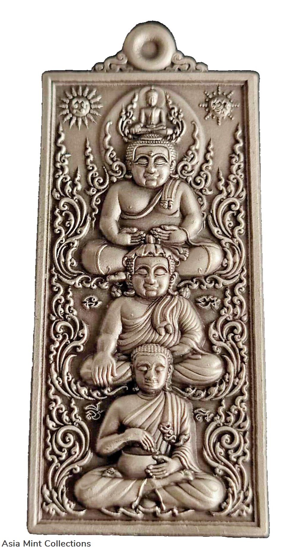 2021 - Authentic Thai amulet Happy Buddha Sangkachai Siwali Upakut Lucky LP PHAT real coins ingots bullion silver coin 2021 authentic thai amulet happy buddha sangkachai siwali upakut lucky lp phat real