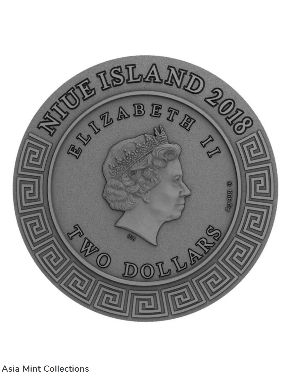 2018 - Niue 2 Dollars Demigods Perseus High Relief Silver Coin 4 coins ingots bullion 2018 niue 2 dollars demigods perseus high relief silver coin