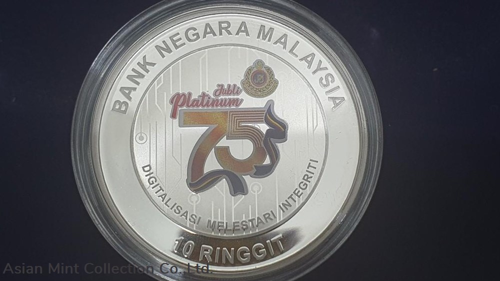 ingots bullion silver 2021 jpj s 75th anniversary commemorative 2 coins set by bank negara malaysia