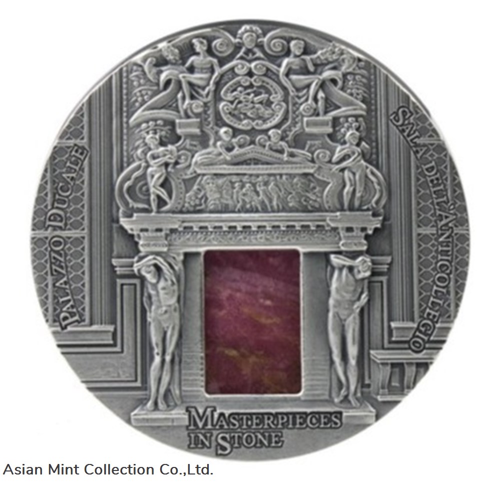 2016 - PALAZZO DUCALE Doge Palace Masterpieces in Stone 3 Oz Silver Coin 10$ Fiji 2 coins ingots bullion 2016 palazzo ducale doge palace masterpieces in stone 3 oz silver coin 10 fiji