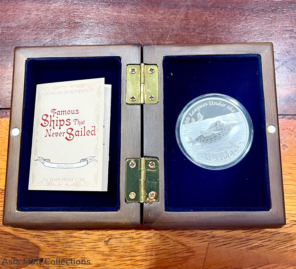 2015 Tuvalu $1 Famaous Shin That Never Sailed Silver Proof Coin - 1oz coins ingots bullion 2015 tuvalu 1 famaous shin that never sailed silver proof coin 1oz