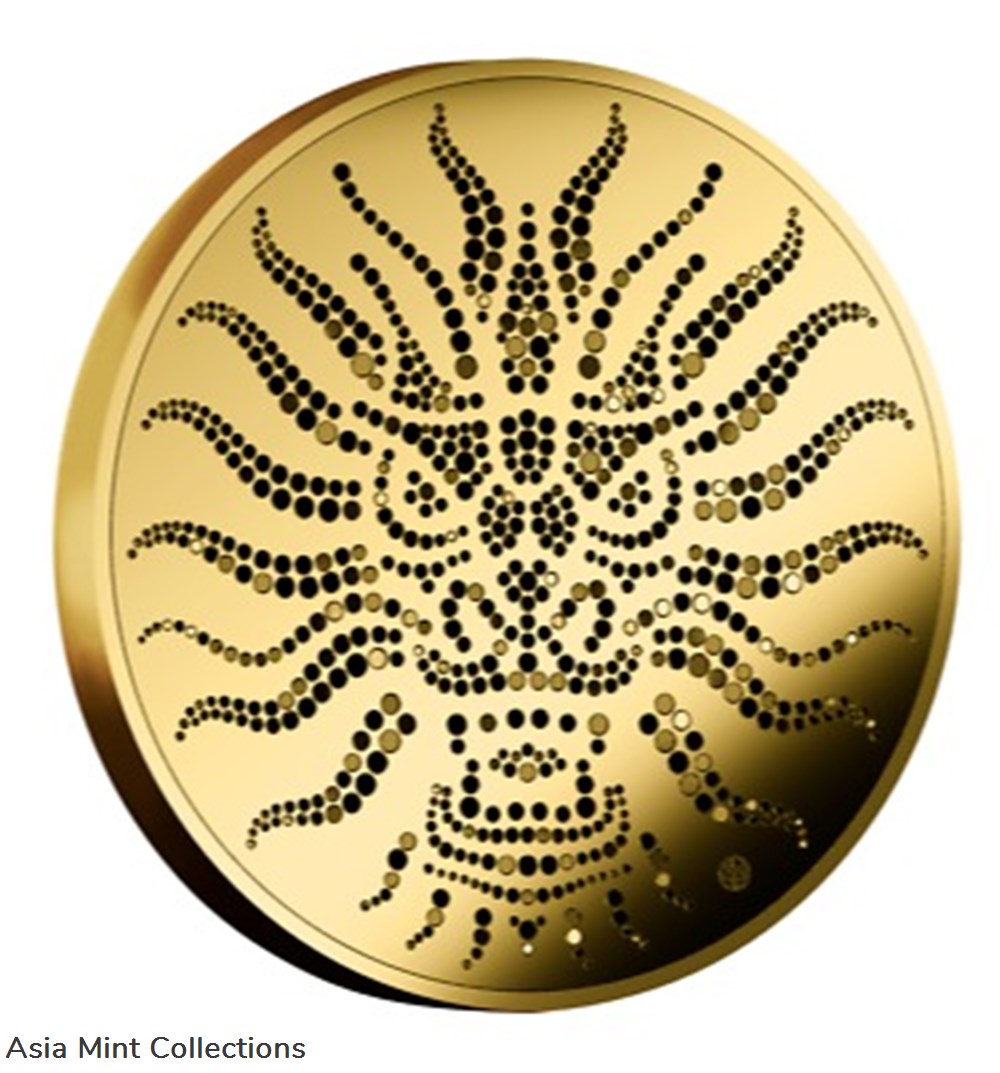 2024 Niue Gold Lunar Year of the Dragon Dot Art Coin 1/25 oz - Only 300 Minted coins ingots bullion 2024 niue gold lunar year of the dragon dot art coin 1 25 oz only 300 minted