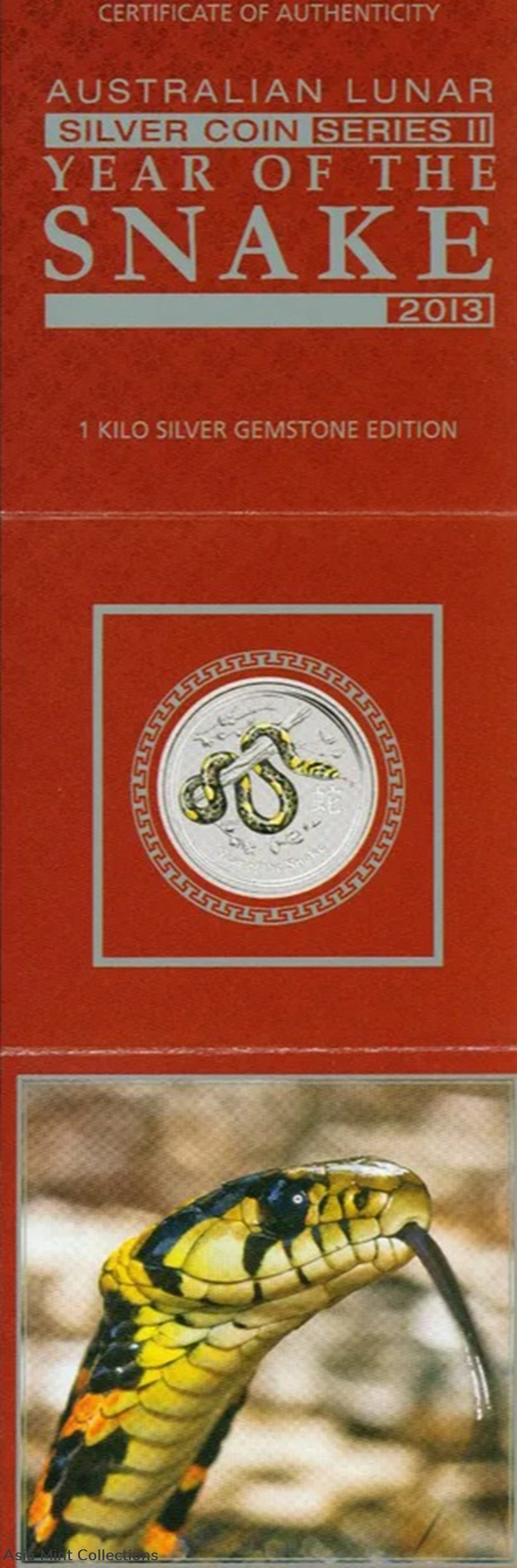 2013 $30 AUSTRALIA SNAKE 1 KILO SILVER BLACK DIAMOND GEMSTONE EYE Mintage: 1,063 4 coins ingots bullion coin 2013 30 australia snake 1 kilo silver black diamond gemstone eye mintage 1 063