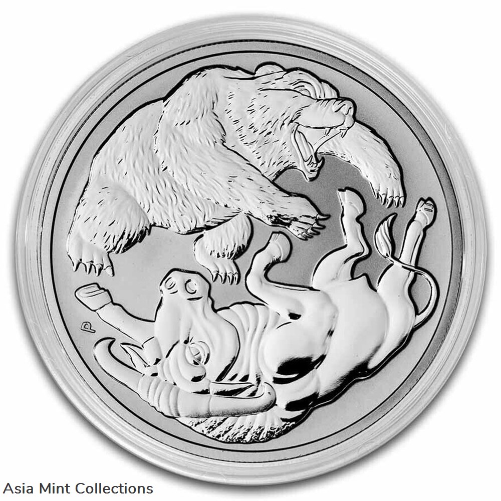 coins ingots bullion coin 2020 australia 1 dollar bull bear 1 oz 9999 silver st bu