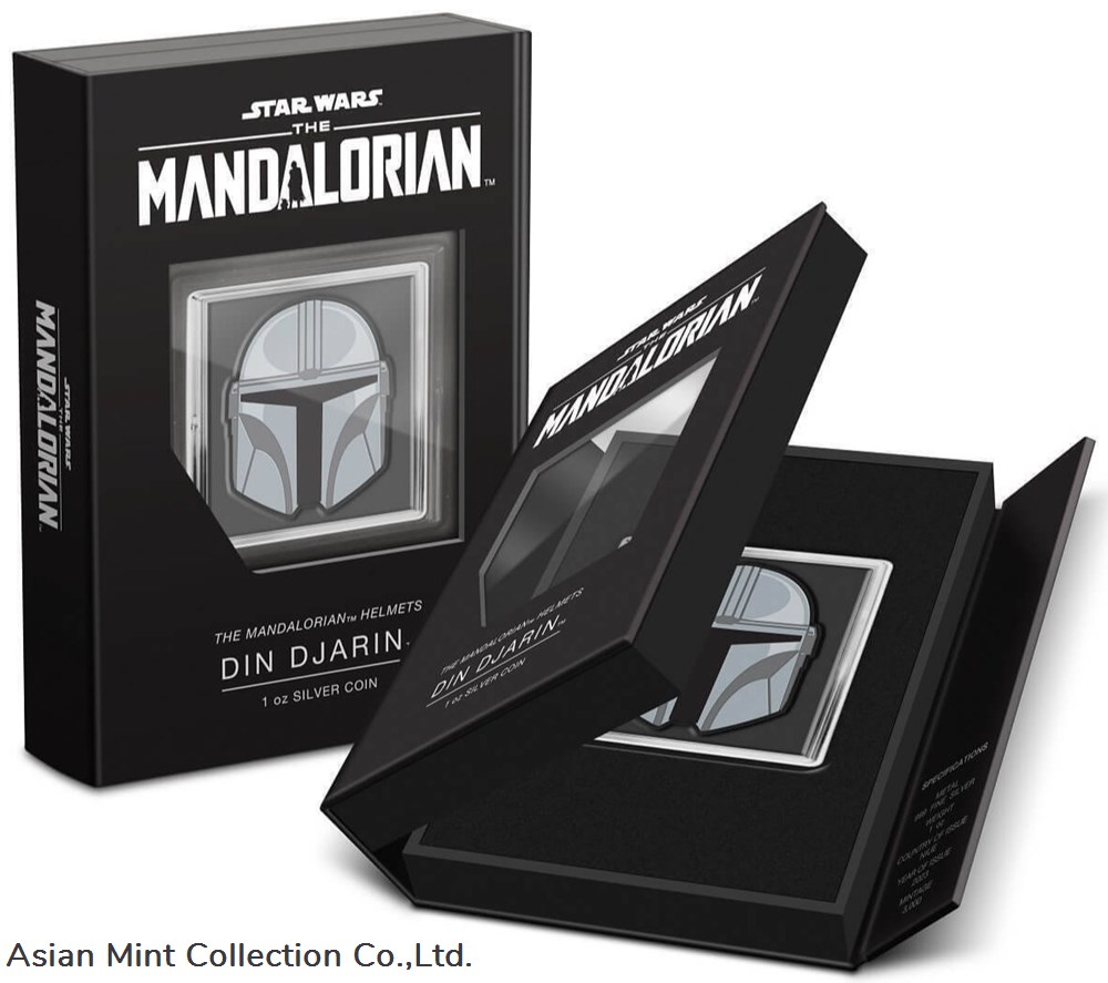 2023 Niue Star Wars Mandalorian Helmets Din Djarin 1oz Silver Proof Coin 4 coins ingots bullion ingot 2023 niue star wars mandalorian helmets din djarin 1oz silver proof coin