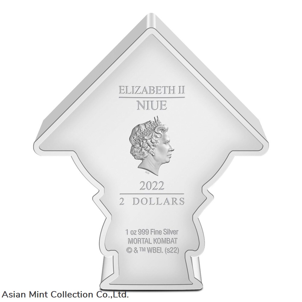 coins ingots bullion ingot 2022 mortal kombat raiden 1oz silver chibi coin
