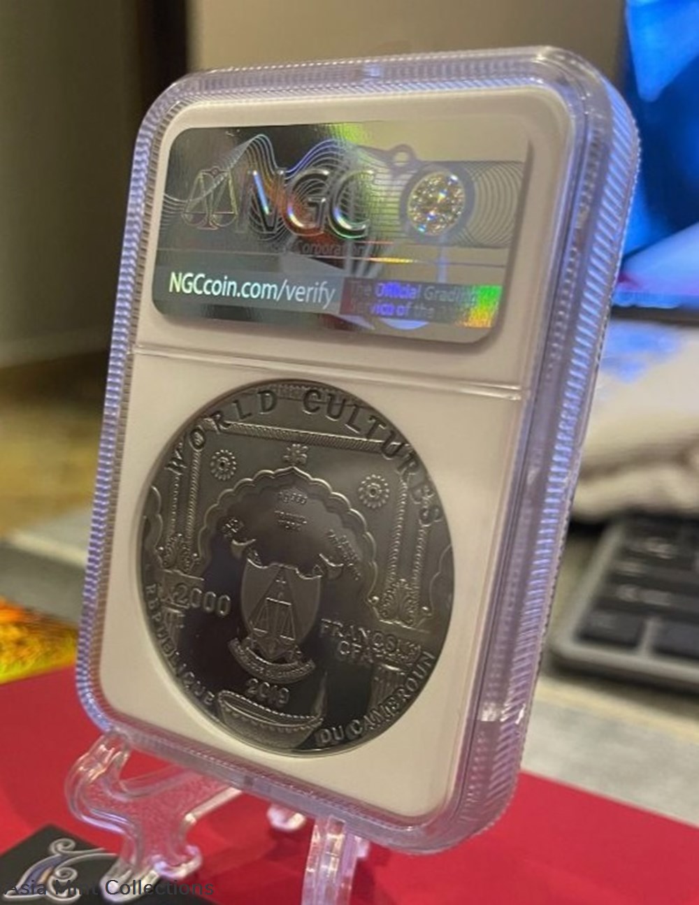 2019 Cameroon World Culture Ganesha - 2 oz 4 coins ingots bullion silver coin 2019 cameroon world culture ganesha 2 oz