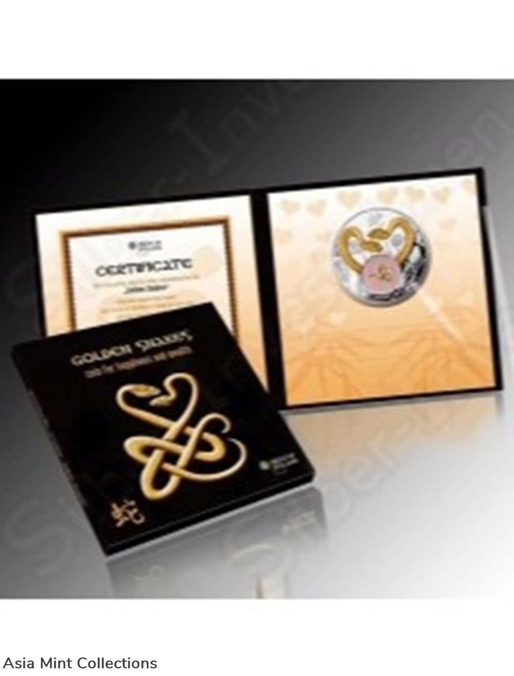 2022 - Golden Snakes Proof Silver Coin 1$ Niue 4 coins ingots bullion 2022 golden snakes proof silver coin 1 niue