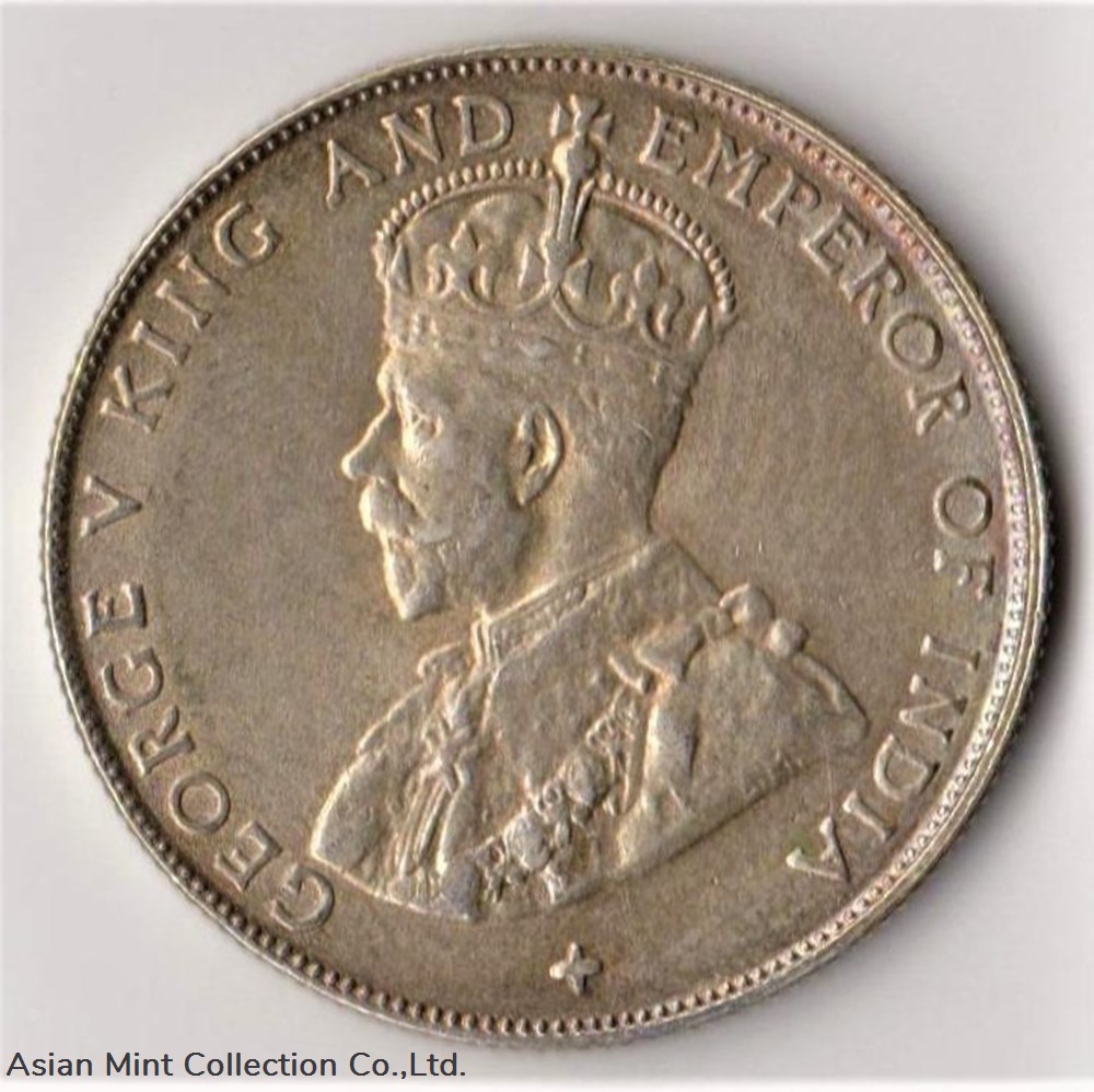 1920 50CENTS STRAITS SETTLEMENTS DUIT LAMA, UNC coins world malaysia 1920 50cents straits settlements duit lama unc