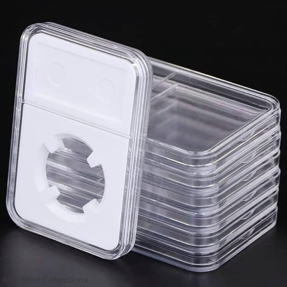 2022 - 10-Pack Coin Slab Display Holder Storage 40mm for AMERICAN SILVER EAGLE 1oz Coin 3 coins ingots bullion 2022 10 pack coin slab display holder storage 40mm for american silver eagle 1oz coin