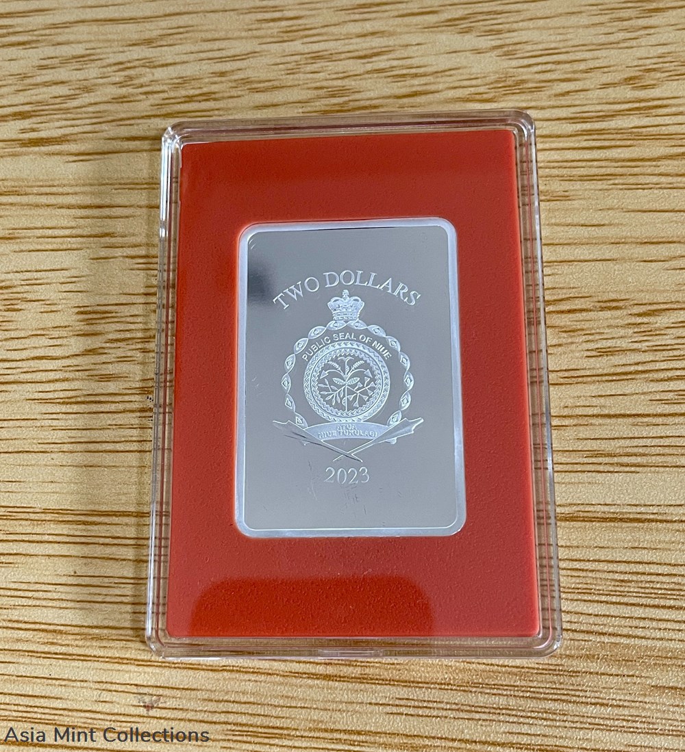 2023 Niue Star Wars Mint Trading Coin Card Count Dooku 1 oz silver 7/150 coins ingots bullion 2023 niue star wars mint trading coin card count dooku 1 oz silver 7 150