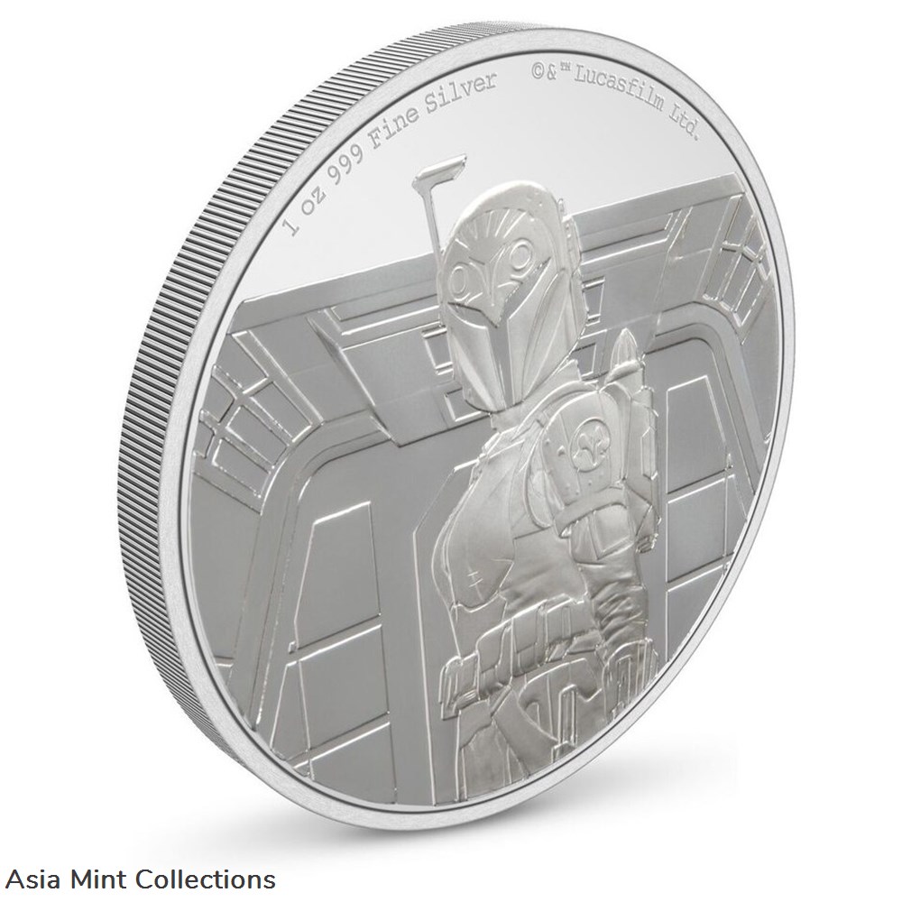 2022 - 1 OZ Silver Proof Coin - Star Wars Mandalorian Bo-Katan Kryze 5 coins ingots bullion 2022 1 oz silver proof coin star wars mandalorian bo katan kryze