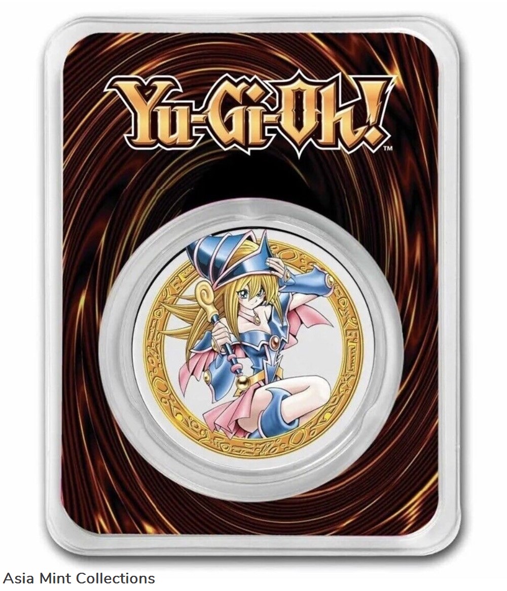 2023 Dark Magician GIRL Niue Yu-Gi-Oh! 1 oz Colorized Silver BU In TEP Mint 500 coins 2023 dark magician girl niue yu gi oh 1 oz colorized silver bu in tep mint 500