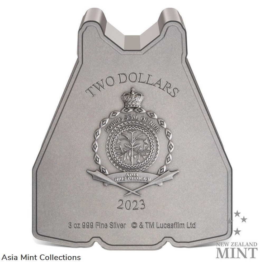 2023 Niue Star Wars Mandalorian Vehicle Snowspeeder 3oz Silver Antiqued Coin 3 coins ingots bullion 2023 niue star wars mandalorian vehicle snowspeeder 3oz silver antiqued coin