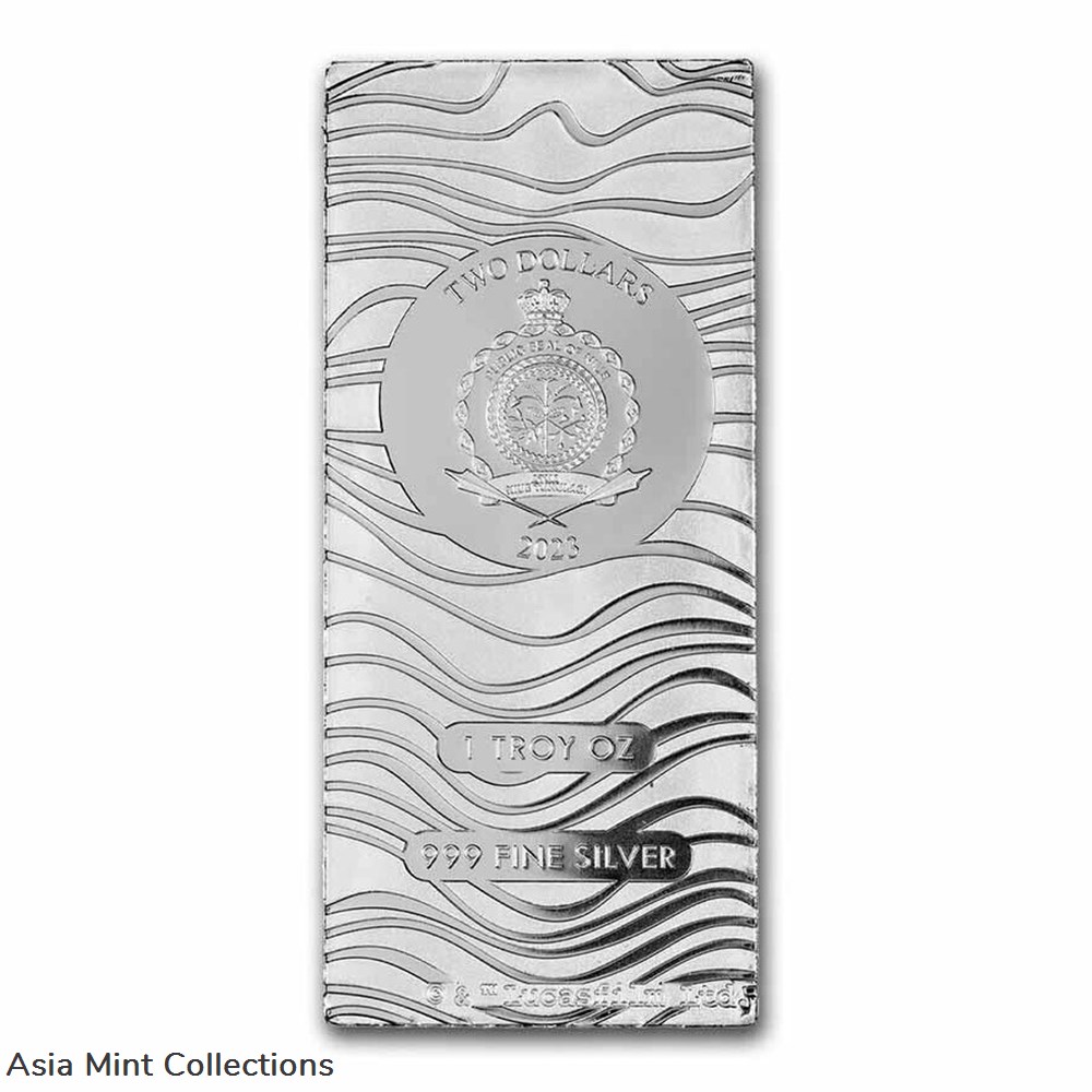 2023 Niue 1 oz .999 Silver $2 Star Wars: Mandalorian Beskar Bar *BM & SAVE! coins ingots bullion coin 2023 niue 1 oz 999 silver 2 star wars mandalorian beskar bar bm save