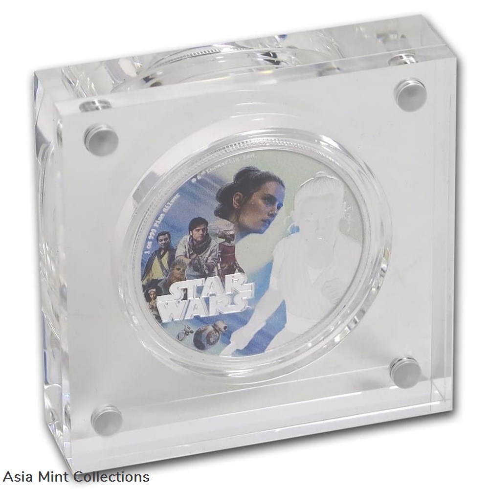 2019 Niue 1 oz Silver $2 Star Wars The Rise of Skywalker: Rey 3 coins ingots bullion coin 2019 niue 1 oz silver 2 star wars the rise of skywalker rey