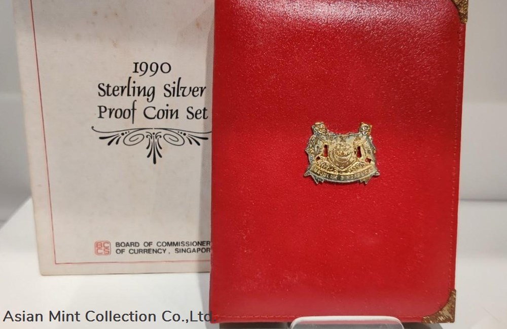 1990 Sterling Sliver Proof Coin Set 3 coins 1990 sterling sliver proof coin set