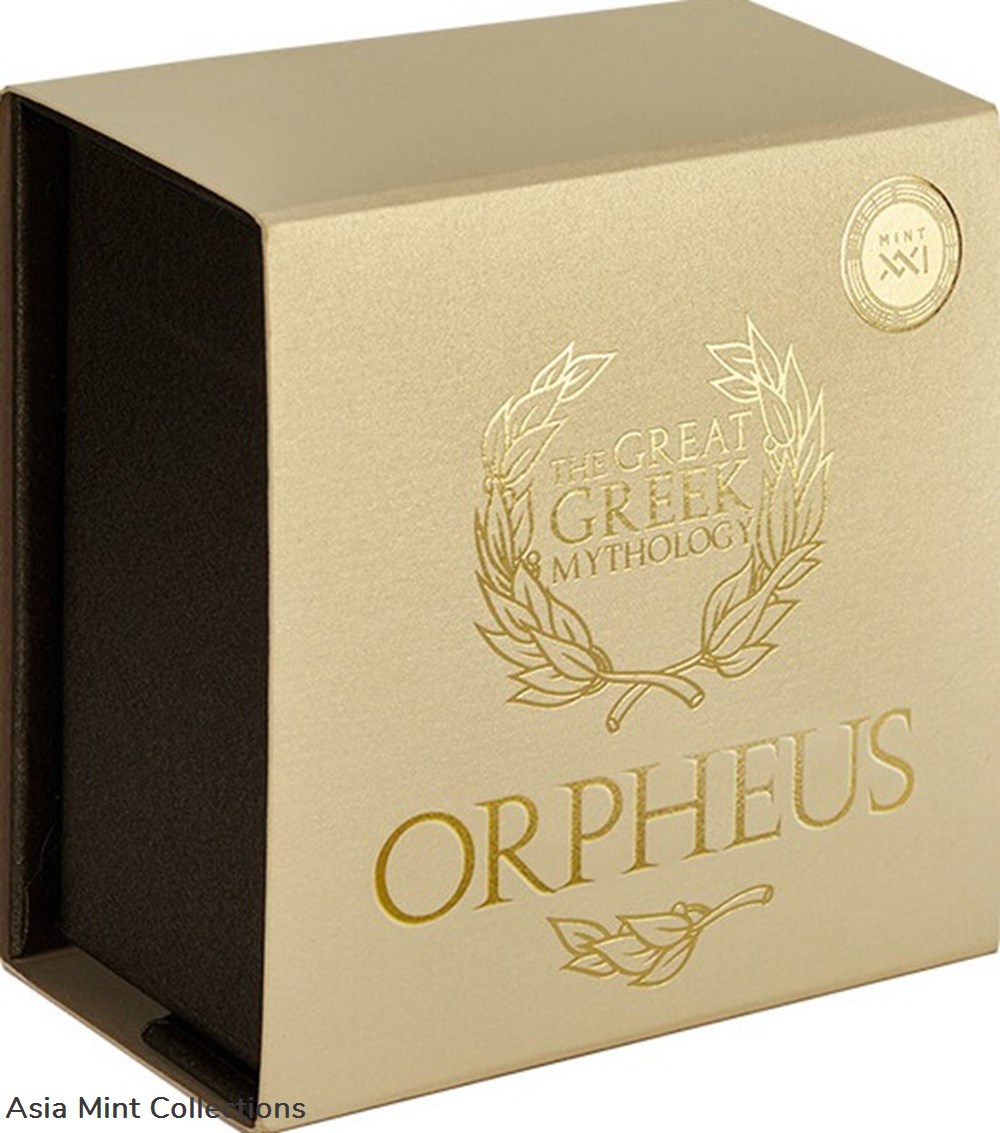 2023 - Orpheus The Great Greek Mythology 1 oz Antique finish Silver Coin Cameroon 6 coins ingots bullion 2023 orpheus the great greek mythology 1 oz antique finish silver coin cameroon