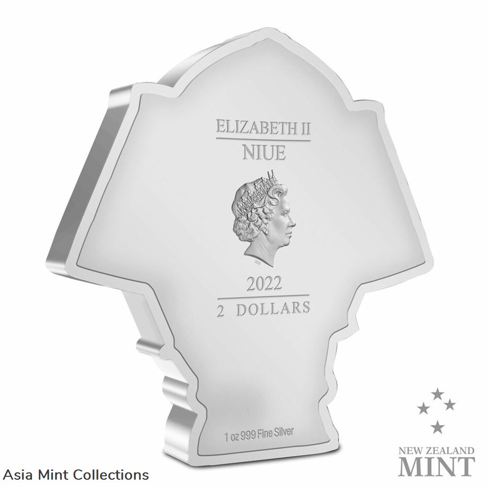 coins ingots bullion 2022 niue warriors of history samurai 1 oz silver proof chibi coin