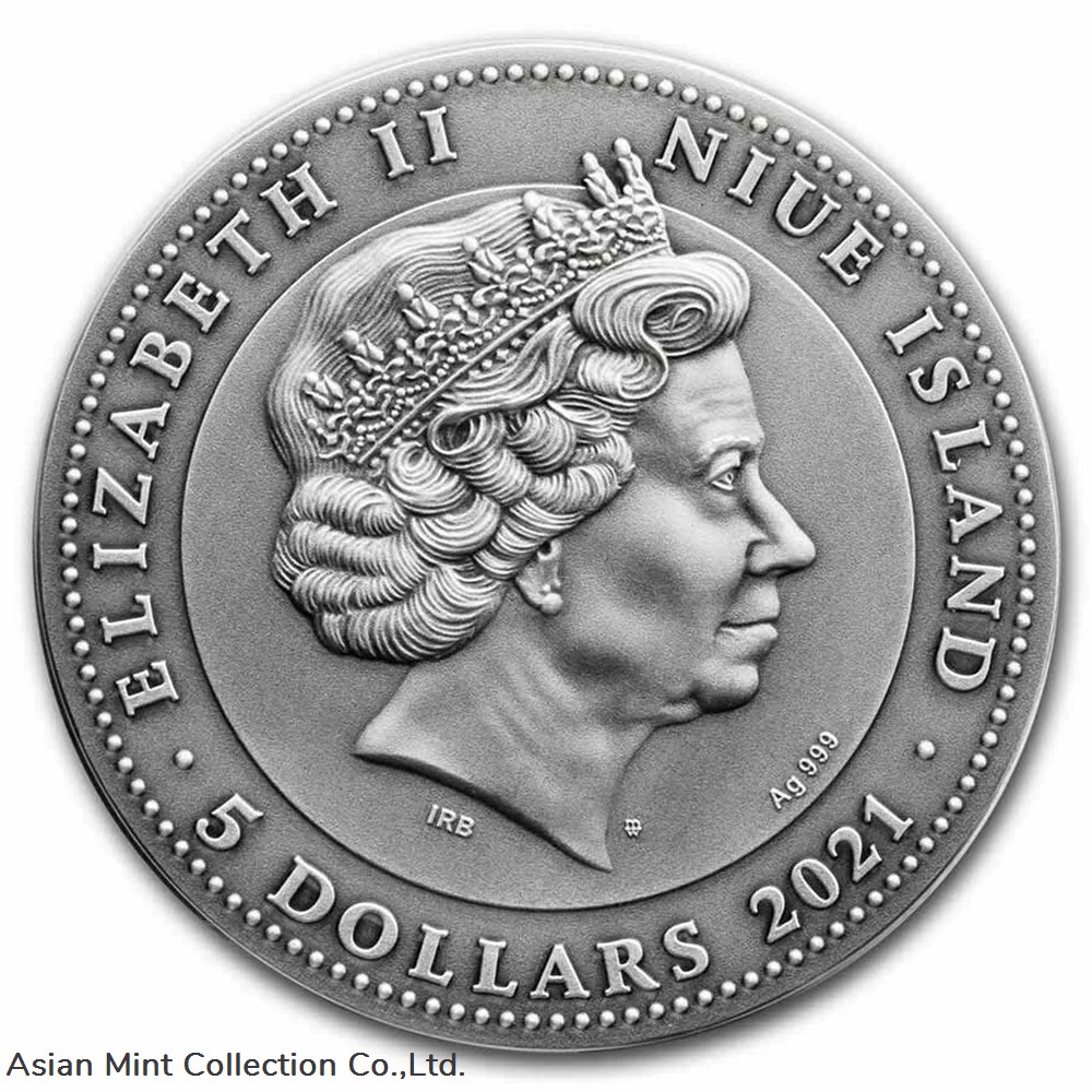 2021 Niue $5 Crystal Scarabaeus Antique 2oz Silver Coin w/Gemstone 3 coins ingots bullion 2021 niue 5 crystal scarabaeus antique 2oz silver coin w gemstone
