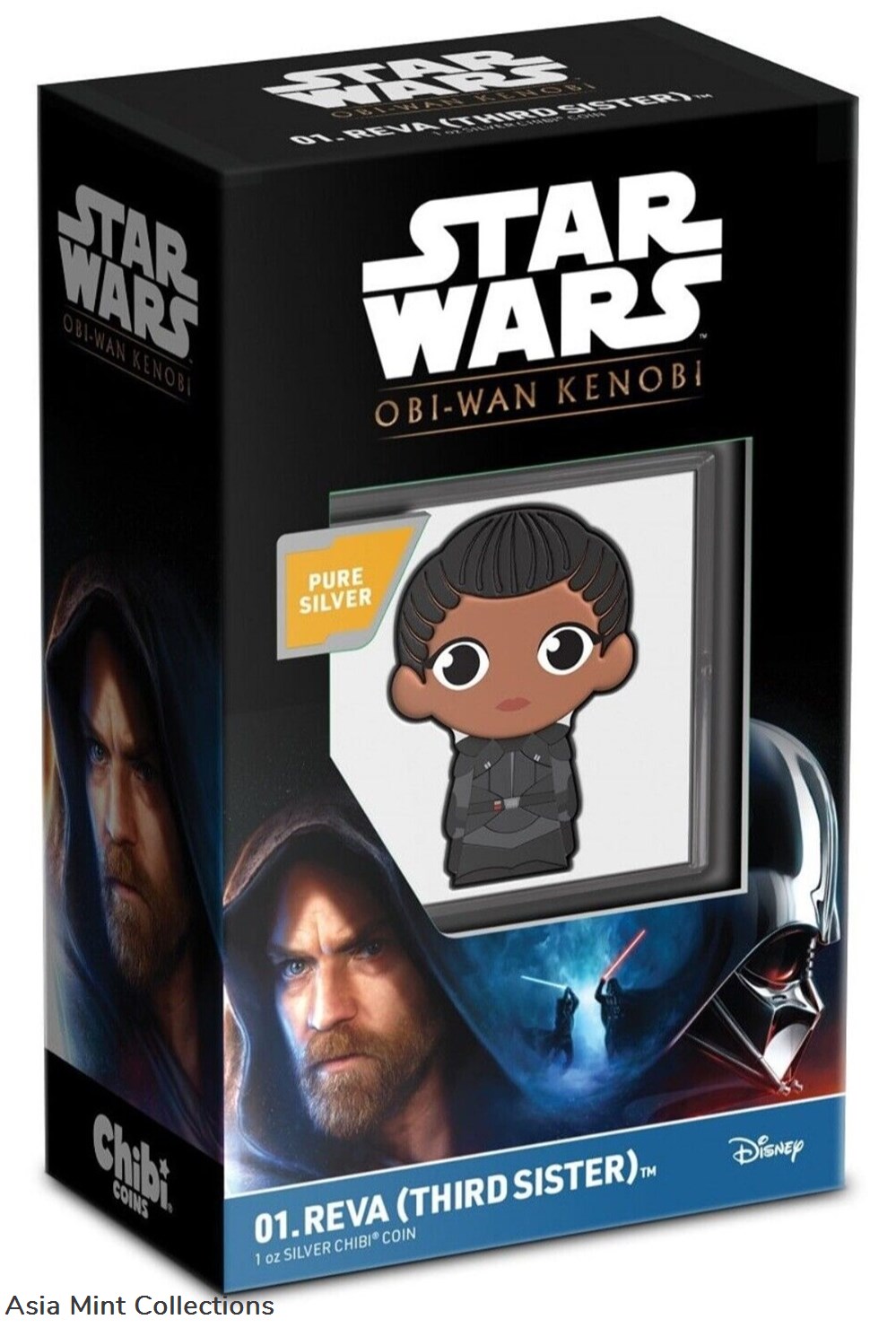 2022 Niue Star Wars Reva Third Sister 1oz Silver Colorized Proof Chibi Coin 5 coins ingots bullion 2022 niue star wars reva third sister 1oz silver colorized proof chibi coin