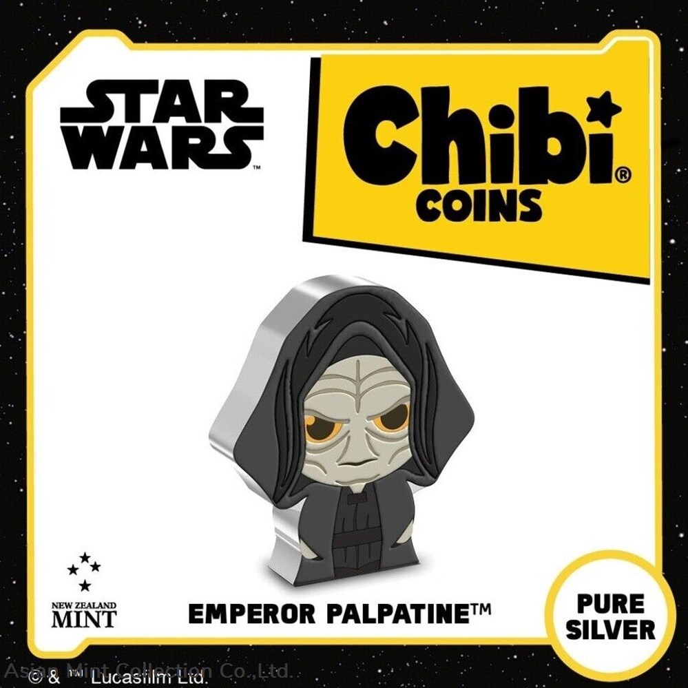 coins ingots bullion 2022 niue star wars emperor palpatine 1oz silver chibi proof coin