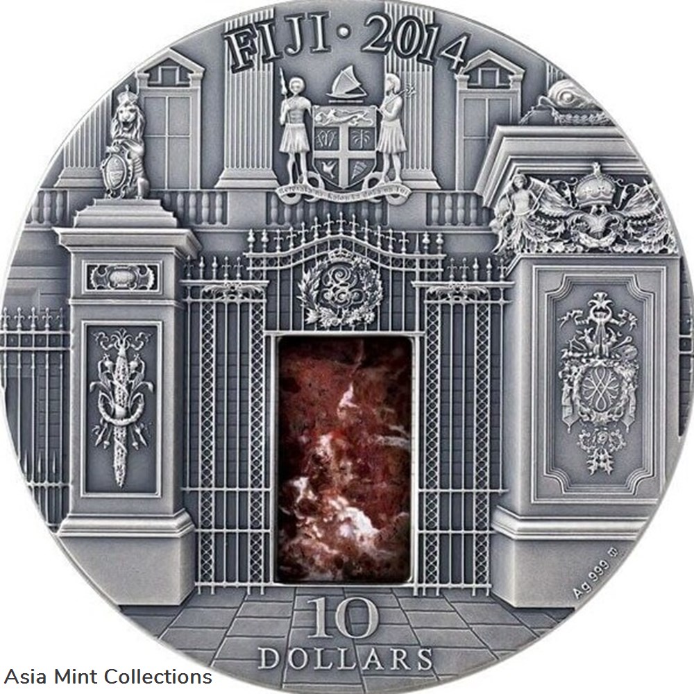 coins ingots bullion 2014 blue drawing room masterpieces in stone 3oz antique finish silver coin fiji