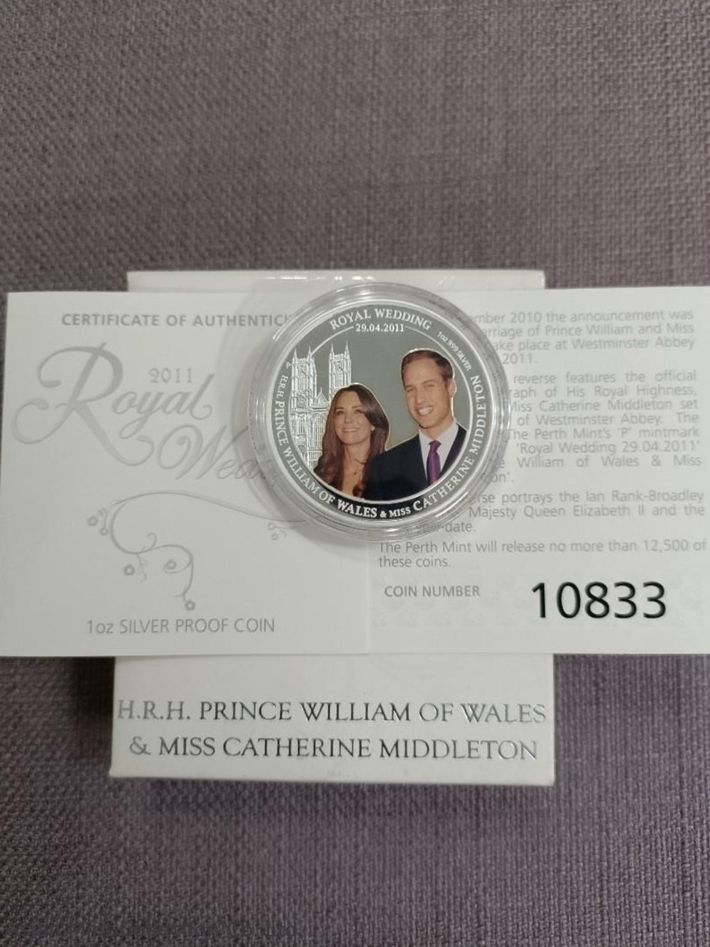 coins ingots bullion 2011 royal wedding 1oz silver proof coin