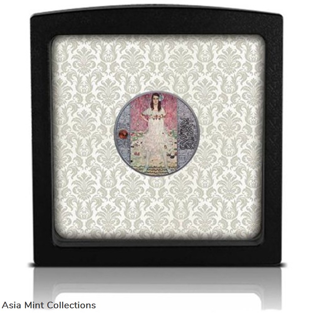 coins ingots bullion 2022 portrait of mada primavesi gustav klimt proof silver coin cfa cameroon