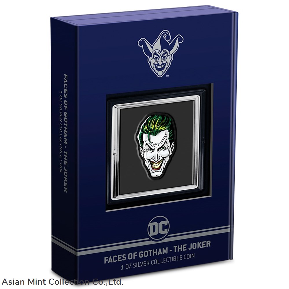 2022 Faces of Gotham - THE JOKER 1oz Silver Coin 3 coins ingots bullion ingot 2022 faces of gotham the joker 1oz silver coin