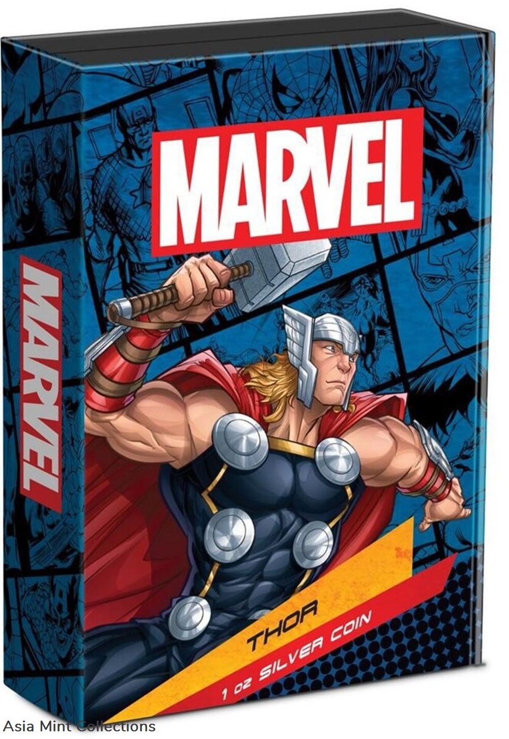 2023 Niue Marvel Evergreen Thor 1oz Silver Colorized Proof Coin 4 coins ingots bullion 2023 niue marvel evergreen thor 1oz silver colorized proof coin