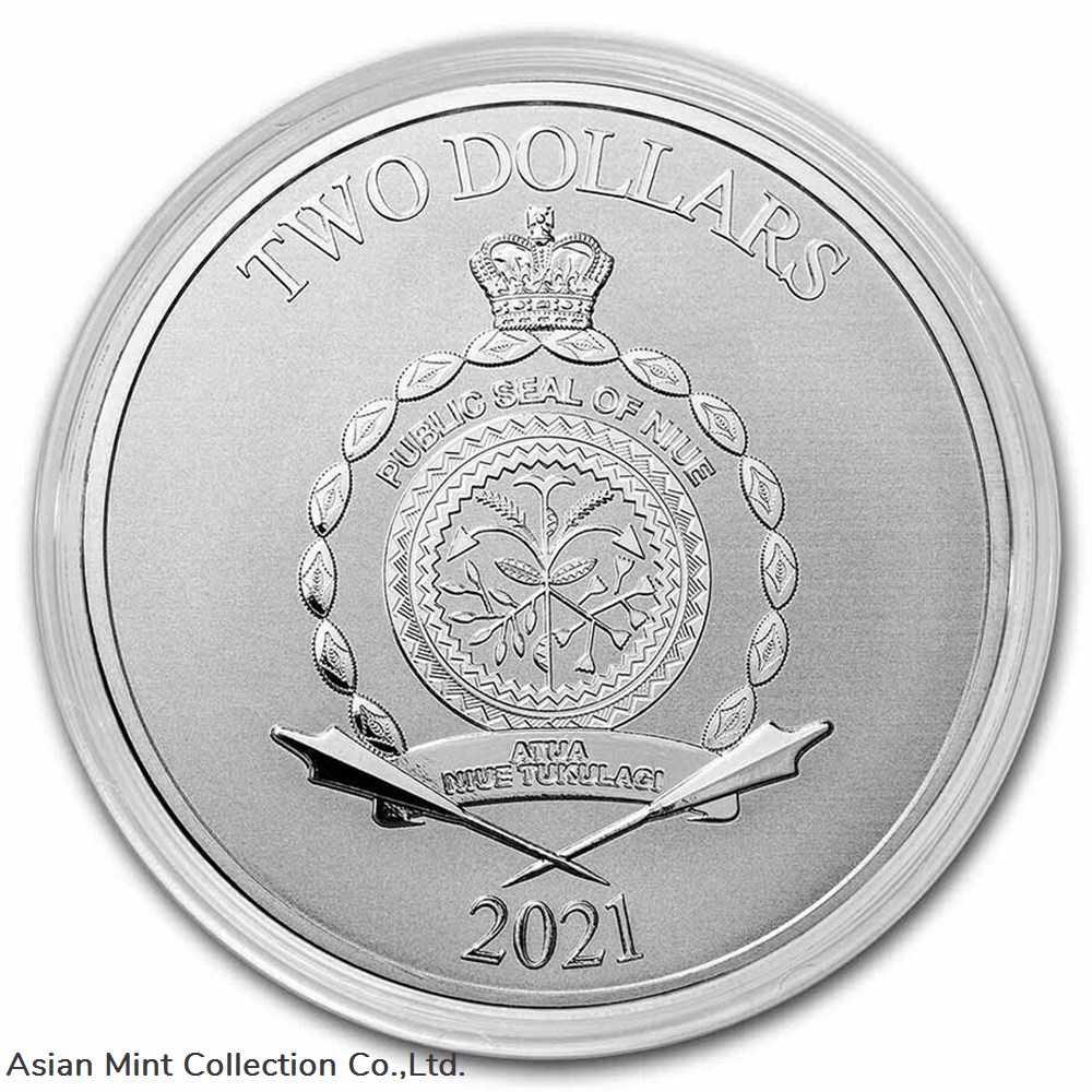 2021 - Mandalorian in Beskar Armor Star Wars 1 oz .999 Silver Coin 2 dollar Niue coins ingots bullion 2021 mandalorian in beskar armor star wars 1 oz 999 silver coin 2 dollar niue