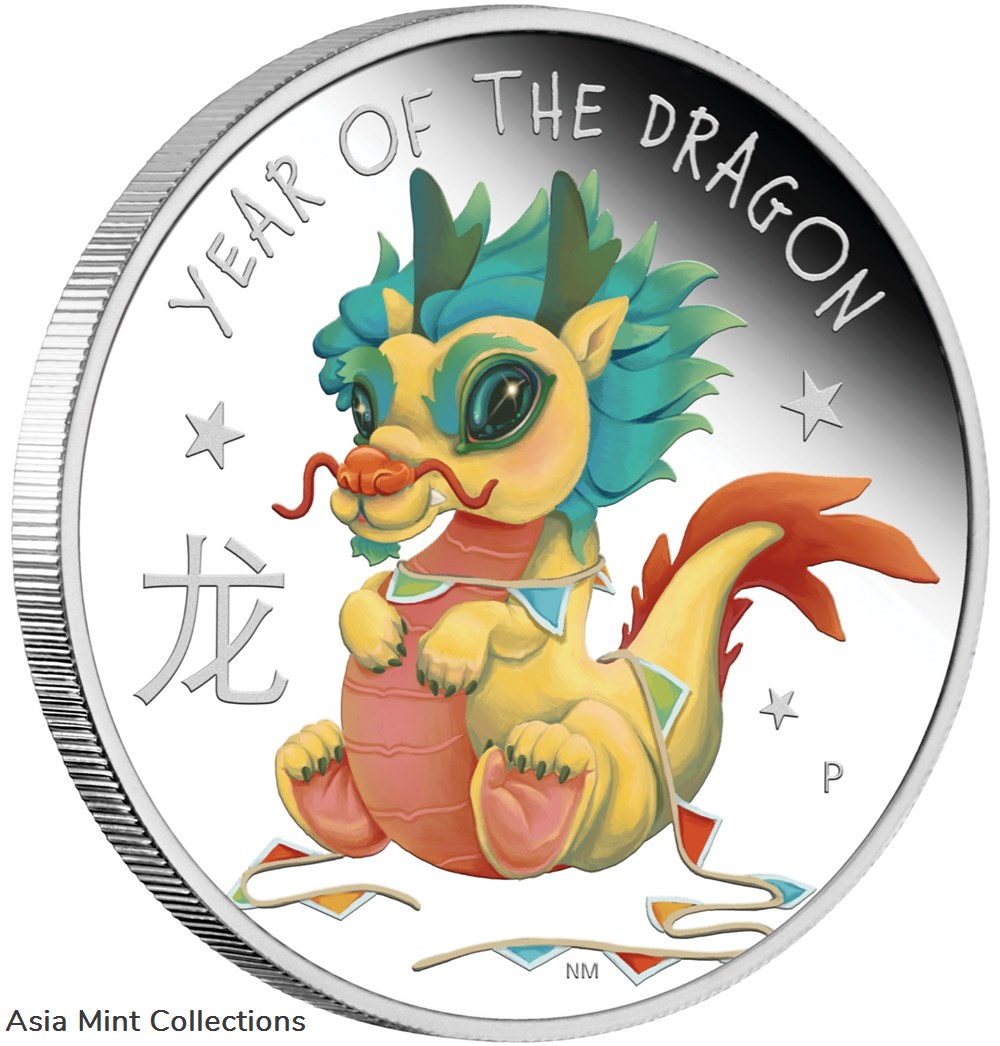 2024 Year of the Dragon BABY 1/2oz .9999 Silver Proof Half Dollar Coin Lunar coins ingots bullion 2024 year of the dragon baby 1 2oz 9999 silver proof half dollar coin lunar
