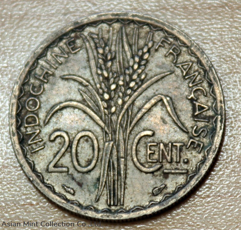 coins colonial french colonies 1939 20 cents republique francaise coin