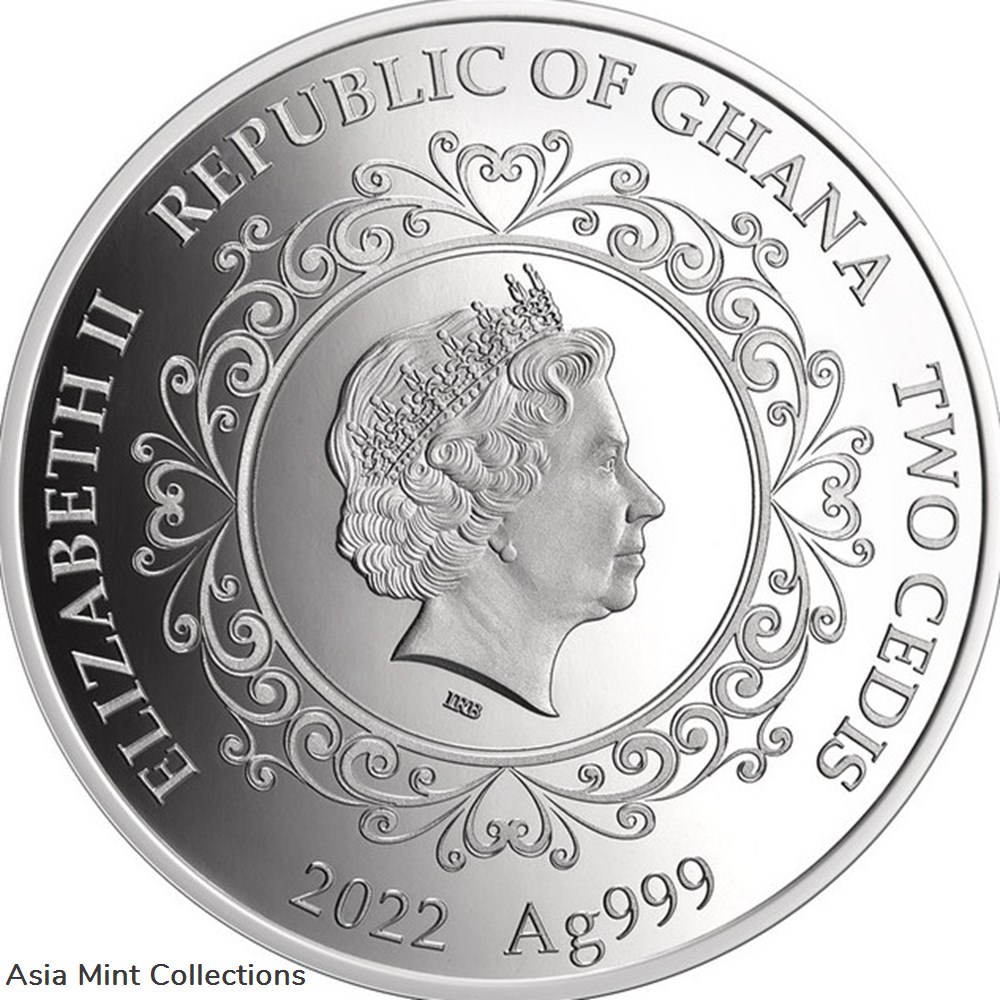 2022 - Tooth Fairy 1/2 oz Proof Silver Coin 2 Cedis Republic of Ghana 4 coins ingots bullion 2022 tooth fairy 1 2 oz proof silver coin 2 cedis republic of ghana
