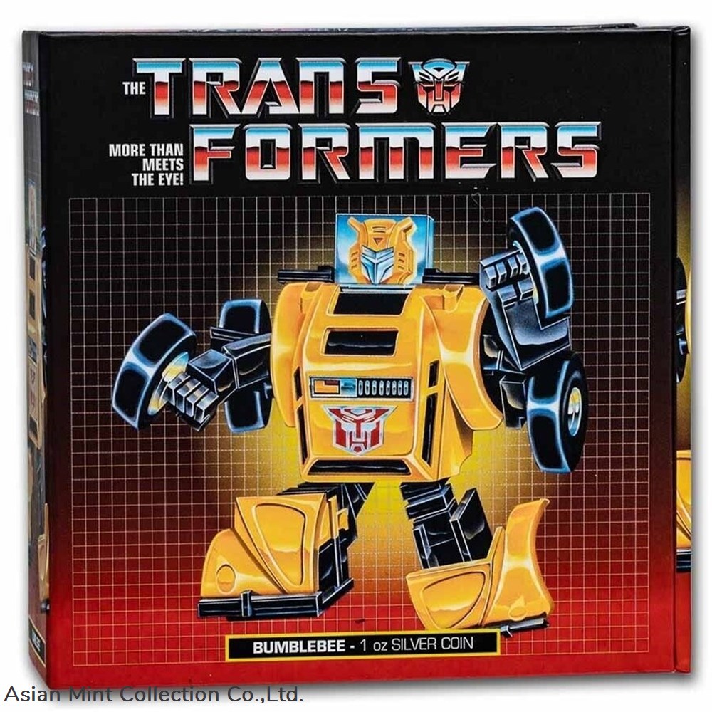 2022 - 1 Oz Silver Proof Coin - Transformers – Bumblebee 3 coins ingots bullion 2022 1 oz silver proof coin transformers bumblebee