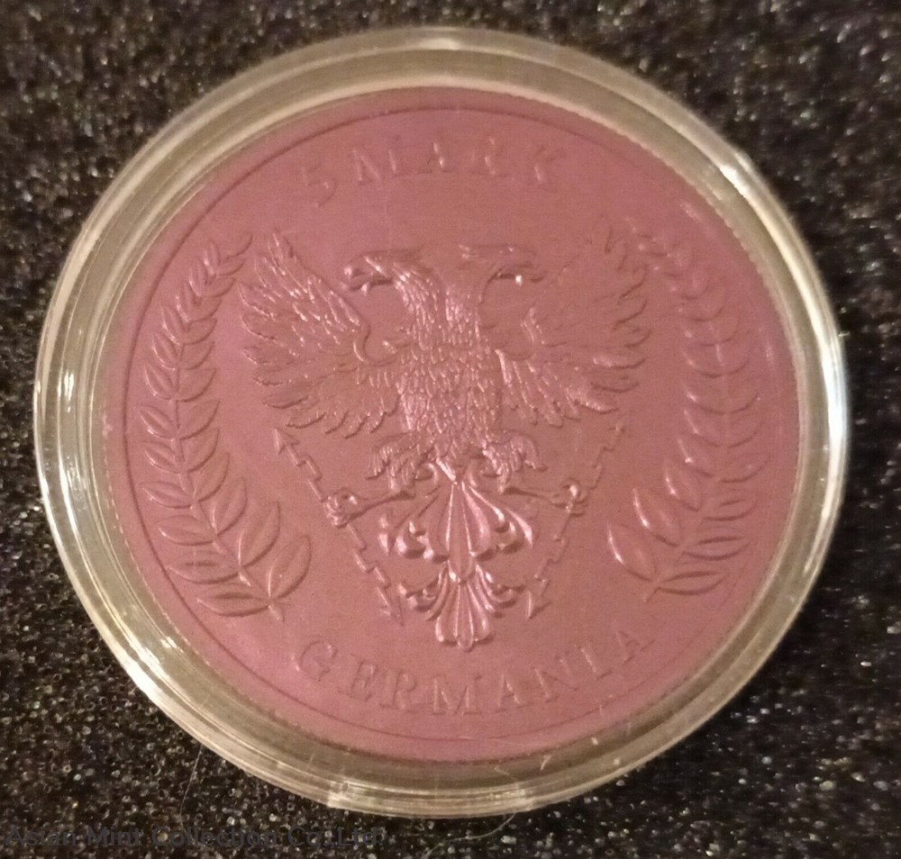 coins ingots bullion coin 2020 germany 5 marks space pink edition 1 oz silver