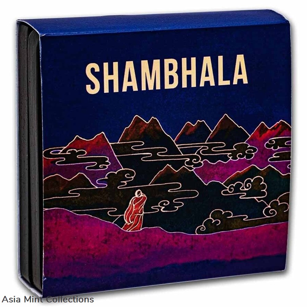 2022 - Niue 5$ Legendary Lands Shambhala 2oz 4 coins ingots bullion silver coin 2022 niue 5 legendary lands shambhala 2oz