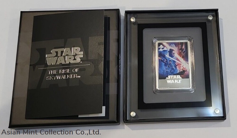 2020 - 1oz Silver .999 Star Wars The Rise Of Skywalker 4 coins ingots bullion ingot 2020 1oz silver 999 star wars the rise of skywalker
