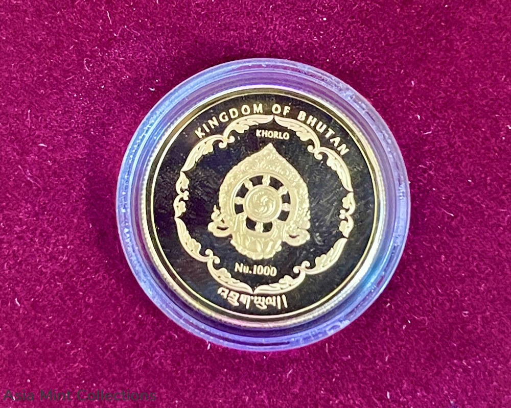 coins ingots bullion coin 2011 bhutan nu1000 world buddha heritage series leshan giant buddha of china 1 4oz gold proof