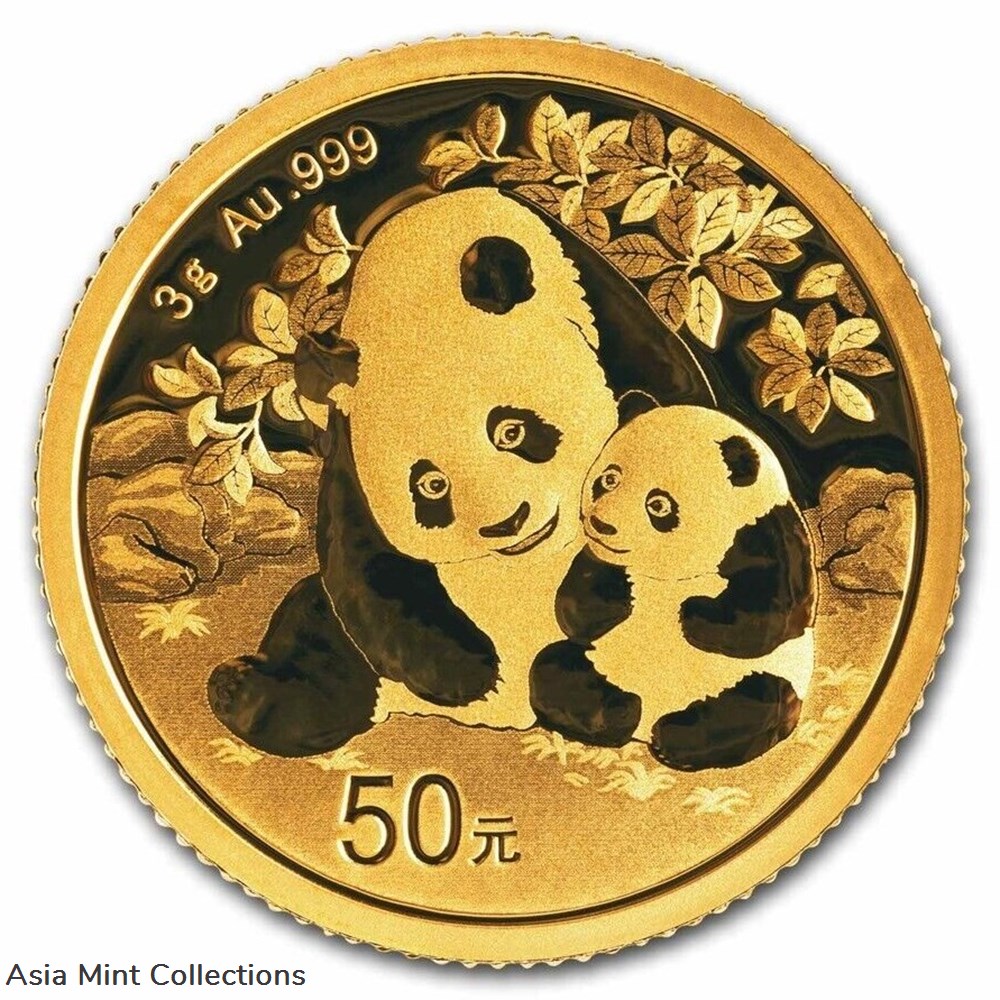 2024 - China 50 Yuan Panda 3 Grams 999 Gold in Original Packaging Film Welded coins ingots bullion coin 2024 china 50 yuan panda 3 grams 999 gold in original packaging film welded